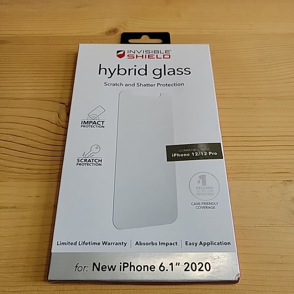 ZAGG InvisibleShield Hybrid Glass Screen Protector iPhone 12 & 12 Pro